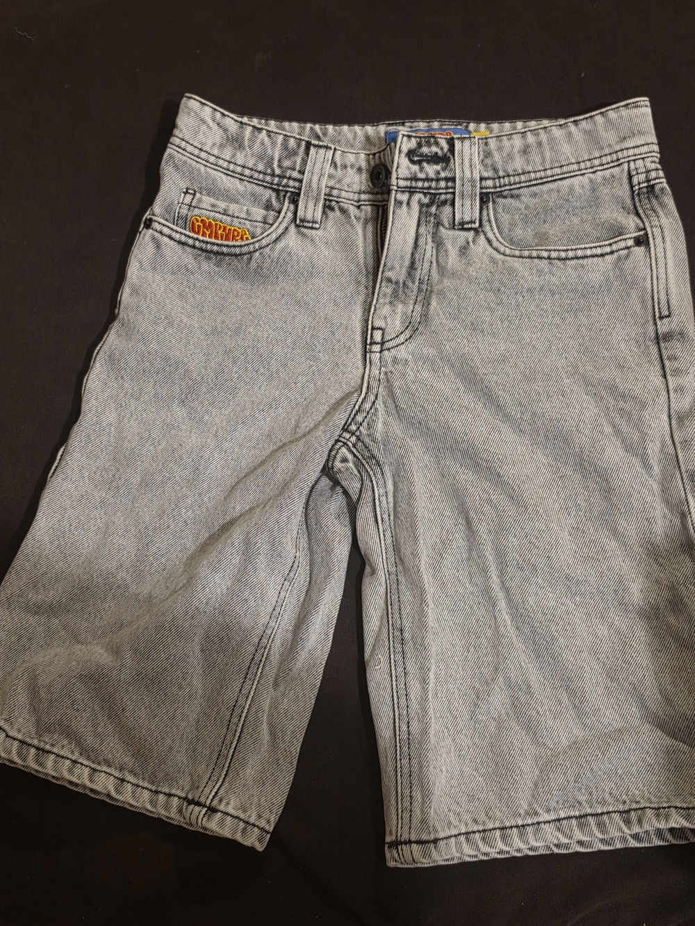 Empyre Light Wash Denim Kids Shorts